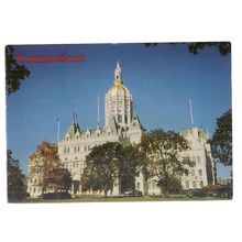 STATE CAPITOL, HARTFORD, CONNECTICUT, . USA. used postcard 2001 postmark =