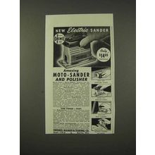 1948 Dremel Moto-Sander Ad - New Electric Sander