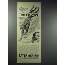 1948 Bayer Aspirin Ad - Two Seconds