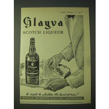 1958 Glayva Scotch Liqueur Ad