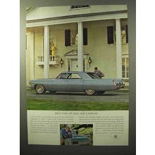 1964 Cadillac Car Ad - First One Up Gets the Cadillac