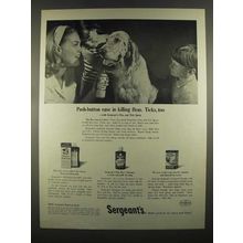1964 Sergeant's Ad - Flea and Tick Spray, Derma-Foam