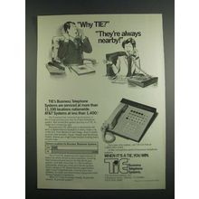 1984 TIE/Communications Business Telephone Systems Ad