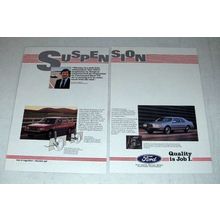 1985 Ford Car Ad - Suspension!