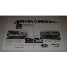 1985 Ford Aerostar and Merkur Ad - Aeroengineering