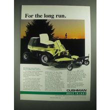 1987 Cushman Front Line Mowers Ad