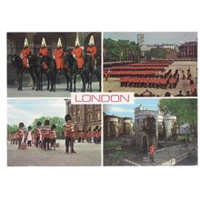 multiview, London. unused vintage postcard by Goodprice =