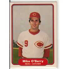 1982 Fleer baseball card 78 Mike O’Berry- Reds