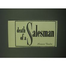 1949 Death of a Salesman Play Advertisement - Morosco Theatre