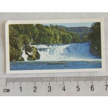 1984 Brooke Bond Features of the World 37 Rhine Waterfalls, Switzerland