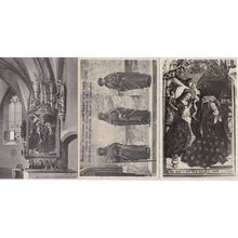 Blutenburg Holy Mary Three Wise Men Statue 3x German Postcard s
