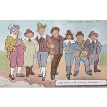 Widecombe Fair Widdicum Vare Uncle Tom Cobley And All Postcard