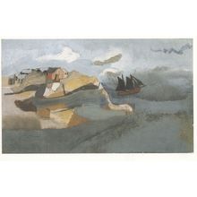 Ben Nicholson Cornwall Boat Disaster Painting Postcard