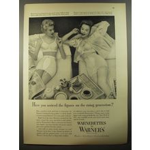 1954 Warner's Warnerettes Bras, Girldes and Corselettes Ad - Have you noticed