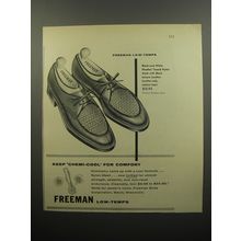 1955 Freeman Shoes Advertisement - Freeman low-temps