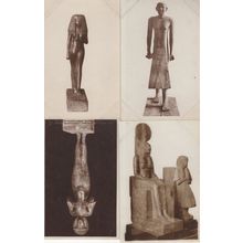Nakh-Ti Sekhet Egypt 4x Old Statue Rare Postcard s