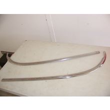1965 CHRYSLER NEW YORKER 2D HARDTOP FRONT WINDOW TRIM 2 PCS OEM FURY SPORT FURY