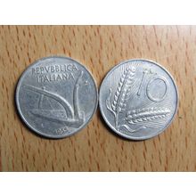 Italy 1955 10 Lire Coin
