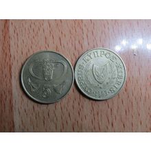 Cyprus 1993 5 Cents Coin