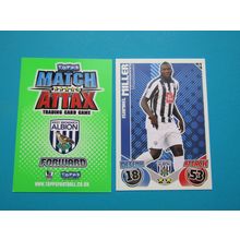 306. Ishmael Miller - West Brom - Match Attax 2010/11 Football Card EF1