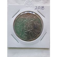Australian 2018 50 Cent Low Mintage - Circulated