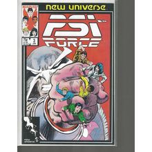 PSI-Force #3, Marvel Comic, Mid Grade