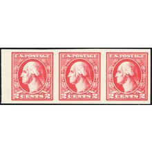 534A, Mint NH XF 2¢ - Imperforate Strip of 3 - SCV $270 Stuart Katz