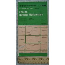 1993 OS Pathfinder map Sheet 723 SJ 69/79 Eccles, Greater Manchester