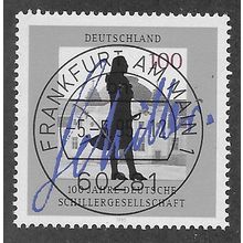 GER 1995 100pf 'CENTENARY OF THE GERMAN SCHILLER SOCIETY' FINE USED (EBID54-569)