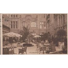Palmenhof Hotel Der Furstenhof Gardens Antique German Postcard