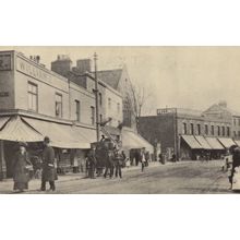 Policeman at Barking Broadway Nr Ilford in 1906 Essex RPC Postcard