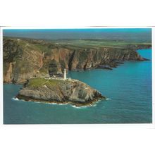 South Stack Lighthouse Holyhead Anglesey Airview Postcard 23821