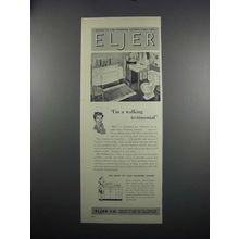 1949 Eljer Plumbing Fixtures Ad - Walking Testimonial