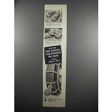 1952 American Chain & Cable Weed Tire Chains Ad