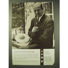 1958 De Beers Diamond Ad - Treasured Beyond All Other