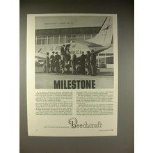 1966 Beechcraft Queen Air 80 Plane Ad - Milestone