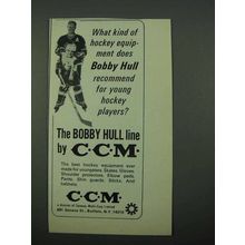 1969 CCM Bobby Hull Hockey Equipment Ad