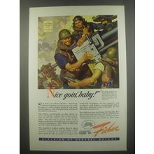1943 Body by Fisher Ad - Nice Goin' baby