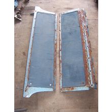1968 DODGE CORONET STATION WAGON REAR CARGO AREA METAL COVERS / DOORS OEM