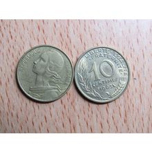 France Republic 1963 10 Centimes Coin