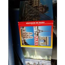paris fold out views folder thicker cardboard