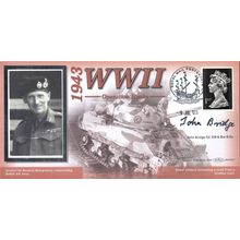 1943 Operation Hushy WW2 John Bridge Benham Hand Signed Military FDC