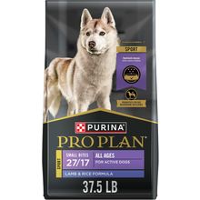 Purina Pro Plan High Protein Dog Food, Small Bites, SPORT 27/17 Lamb and Rice Fo