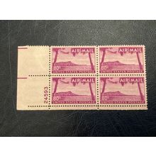 ICOLLECTZONE US C46 Plate Block XF hinged (A900)