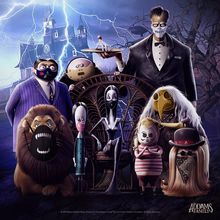 the addams family 2 4 Poster Canvas Movie Film Print A0 A1 A2 A3 A4 A5 A6 Art Wa