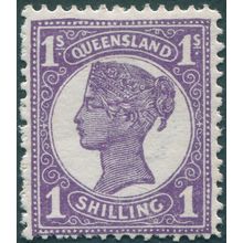 Queensland 1908 1s violet SG298 unused