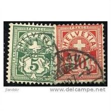 1906 Michel 84+85 - #2 fine used (o) - watermark 1