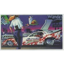 SPAWN ' PAINTED ' card # P 11 SPAWNMOBILE ( 1995 )