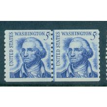 1304 5c George Washington Just Clears MNH CLP V0525