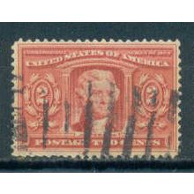 Used 324 2c Thomas Jefferson Fine C2357